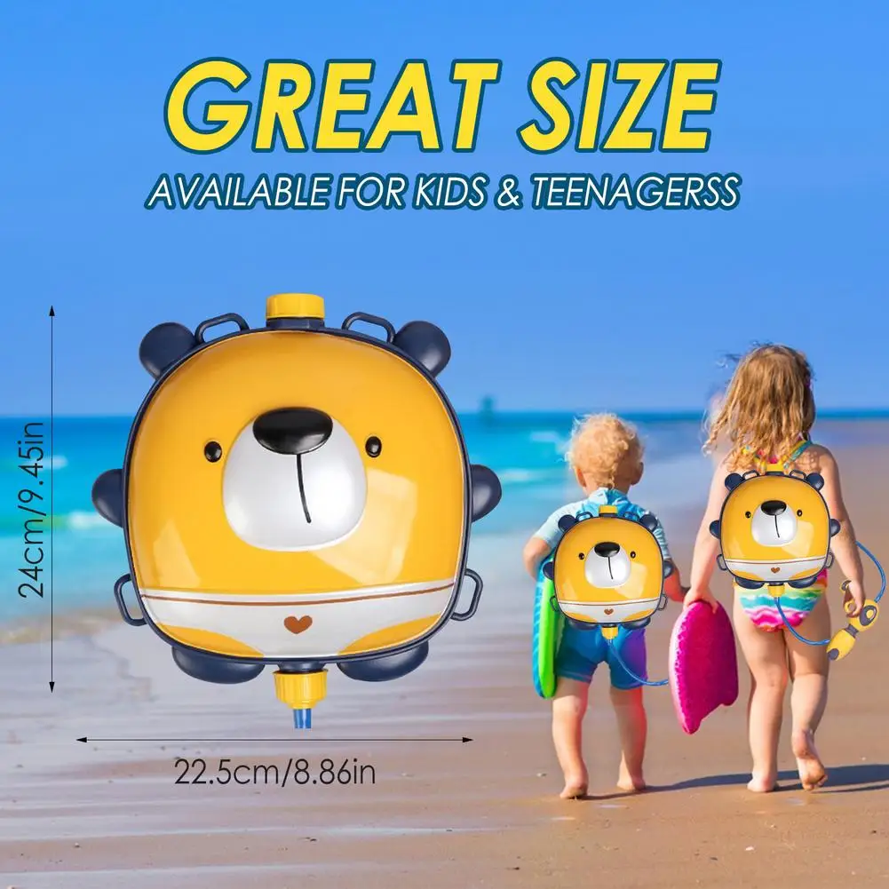 

Children's Water Toys Backpack Water Gun Parent-child Beach Swimming Pool Toy Cute Kawaii Animal Backpack Children Playing Toys