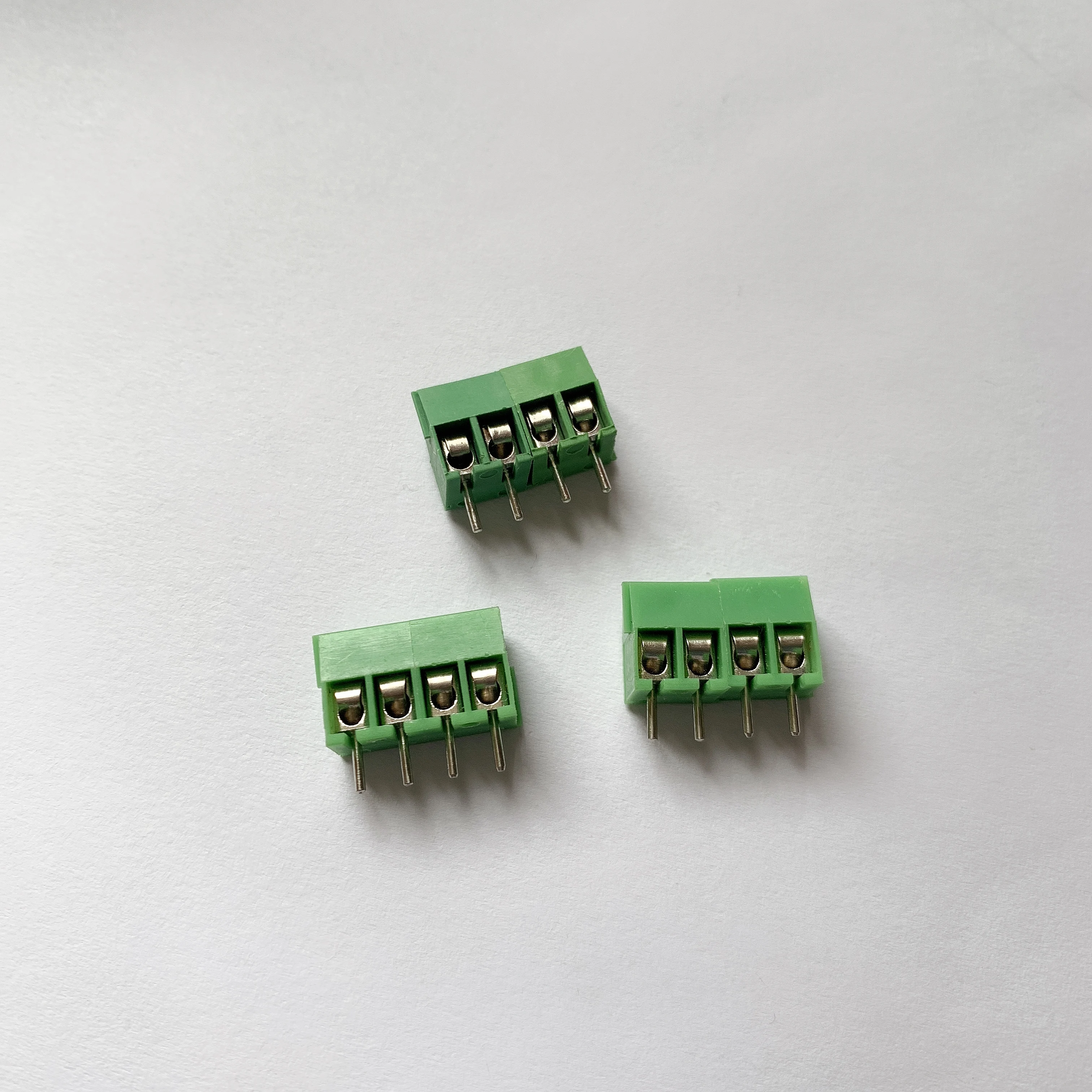 20 шт. Штекерный разъем для винтовых клемм 3 5 мм 2 Pin 4 прямые ножки KF350 медные