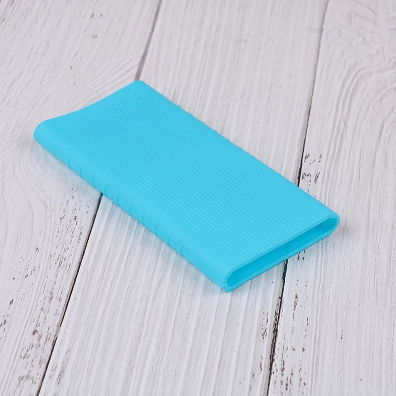 Силиконовый защитный чехол для Xiaomi Power Bank 2 10000 мАч два USB-порта кожаный внешнего