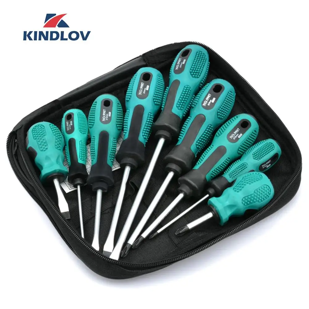 KINDLOV Набор отверток точность Torx шестигранные отвертка с магнитными Изолированная ручка 6/9 шт. Многофункциональный ремонтный набор ручных инструментов