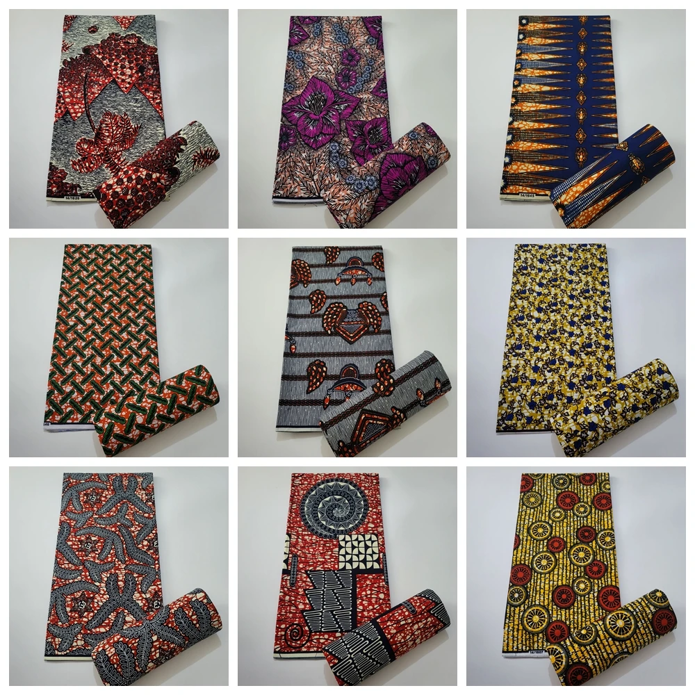 Африканская ткань с принтом хлопок 100% высокое качество 2021 анкара африканский