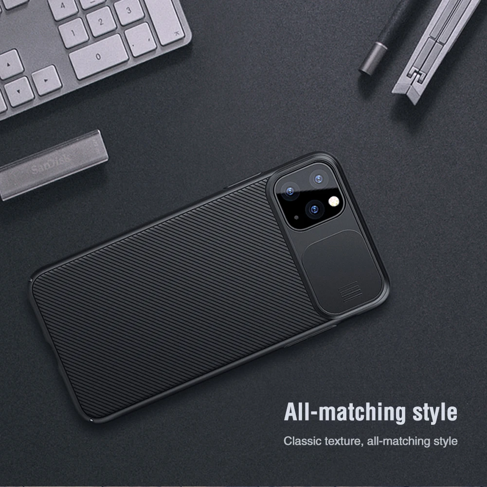 Nillkin для iPhone 11 Pro Max чехол Camshield слайд-камера ЗАЩИТА Жесткий PC телефон полное покрытие чехол для iPhone 11 Pro Max оболочка