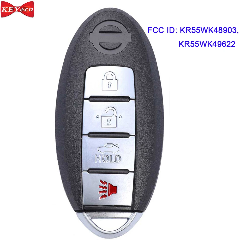 KEYECU для Infiniti FX35 G37 Q40 Nissan Altima Maxima Murano дистанционный ключ брелок 315 МГц KR55WK48903