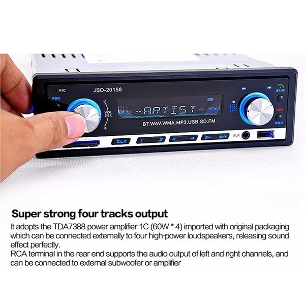 Автомагнитола DC 12 В Bluetooth MP3 плеер Авто Аудио Стерео FM приемник USB для автомобиля