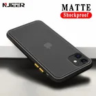 Роскошный прозрачный матовый чехол для iPhone 11, 12 Pro MAX, Mini, XS, XR, X, 7, 8 Plus, гибридный противоударный силиконовый чехол