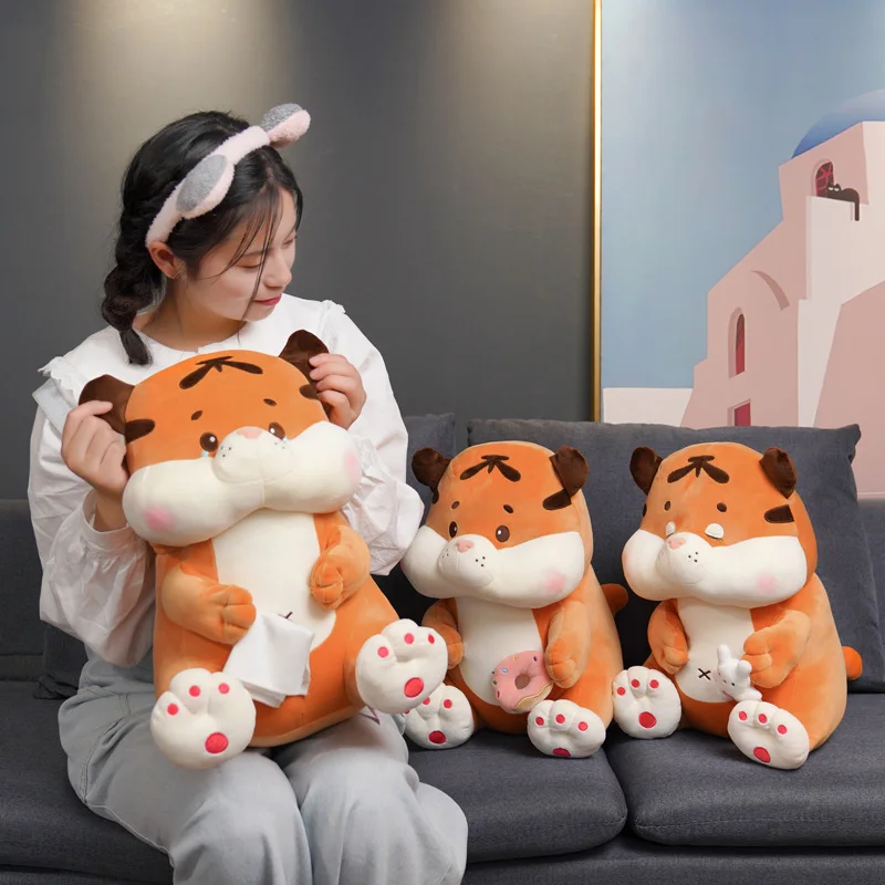 Мягкий пончик 23-45 см кролик носовой платок драгоценность мягкие игрушки подушка