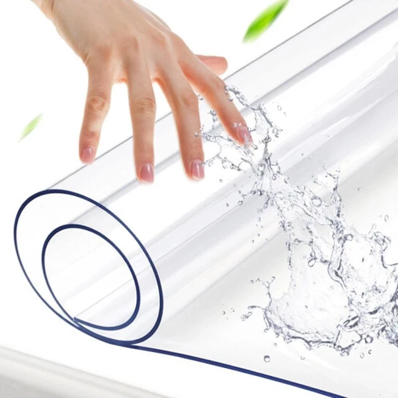pvc table cloth transparent waterproof floor mat coffee table scratch proof soft glass waterproof table cover pvc 1 0mm free global shipping