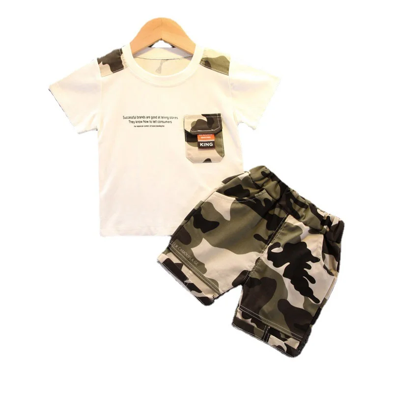 

New Children Clothing Summer Baby Clothes Boys Sport T-Shirt Shorts 2Pcs/Set Toddler Active Costume Girls Outfits Kids Tracksuit