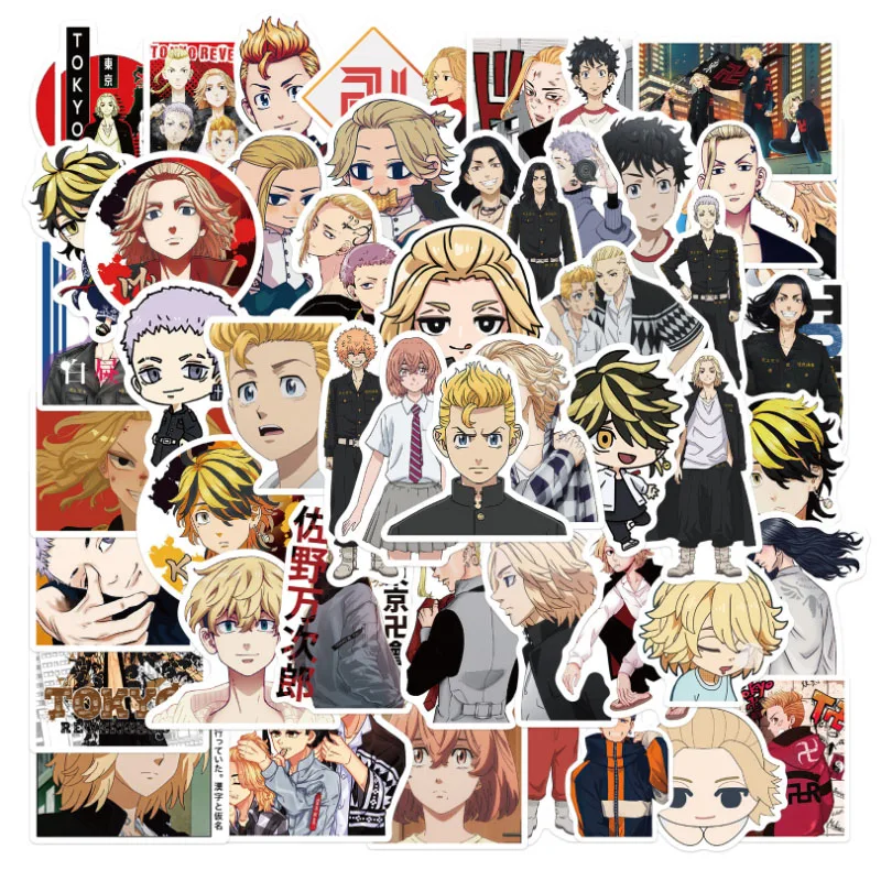 

10/30/50 шт. Токио японское аниме Мстители Скейтборд Дорожный чемодан телефон ноутбук чемодан наклейки DIY детские игрушки для девочек