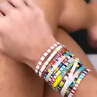 Go2boho Boho Miyuki браслет для женщин Тила бусы радужные браслеты для девочек подарок летние Pulseras эластичные украшения оптовая продажа