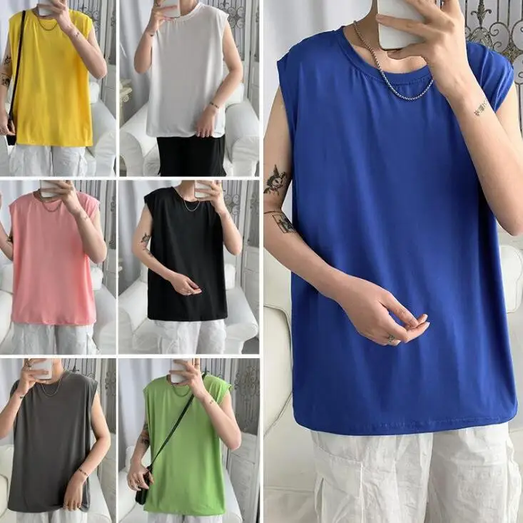 

Youth leisure trend sports sleeveless waistcoat