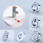 Универсальное керамическое переливное кольцо для раковины, круглая крышка с отверстием для вставки 22 мм, аксессуары для замены для кухни и ванной комнаты