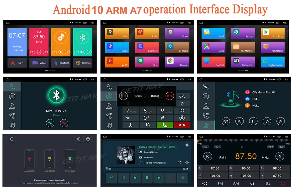 DSP ips Android 10 Автомобильный DVD стерео плеер Автомобильный Радио gps для Mitsubishi Outlander Citroen C-Crosser peugeot 4007 с wifi BT