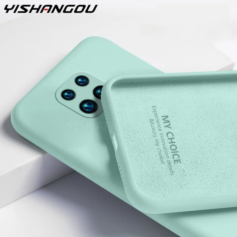 

Liquid Silicone Case For Xiaomi Redmi Note 9 8 10 Pro 9s 8T 7 9A 9C 9T Max Poco X3 NFC M3 F3 Mi 10T Pro Soft Silicone Back Cover