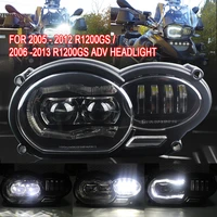 motorcycle led headlight 110w highlow beam day light for bmw r1200gs r1200 gs adv 2004 2012