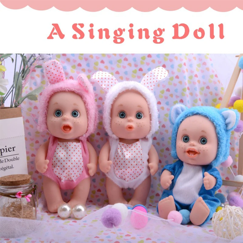 Электрические детские куклы 26 см веснушки милая детская игрушка Волшебная кукла