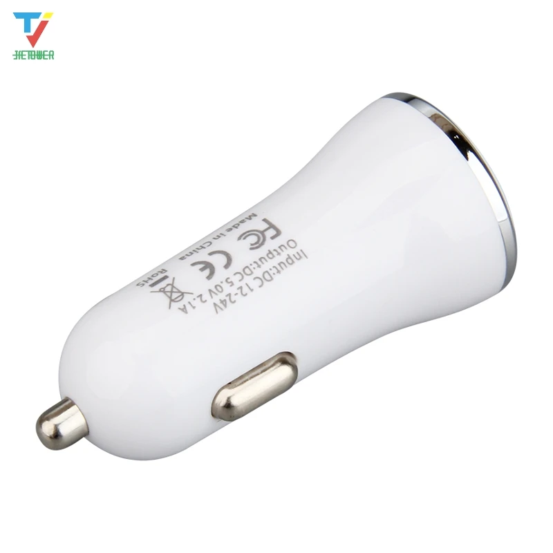 

new gold plating Shark style flash of light 2usb dual port car chargering adapter for phone good quality 5V 2.1 300pcs/lot