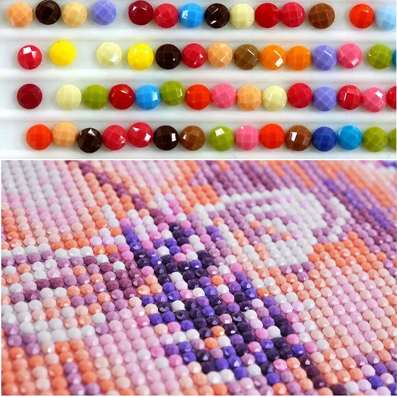 5D Full Diamond Painting Lady Embroidery Fashion DIY Needlework Round Rhinestone Mosaic Cross Stitch Home Decoration Art | Дом и сад