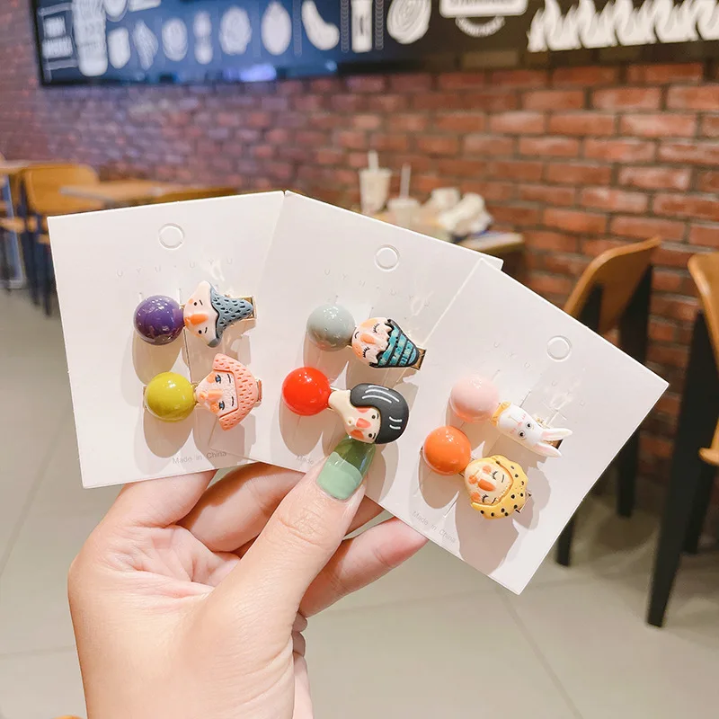 Аксессуары для волос Симпатичные заколки девочек корейский стиль искусственная