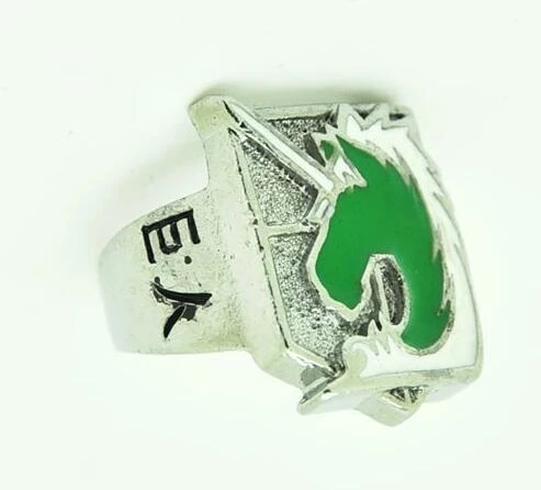 

Cosplay Hot Anime 1pcs/lot Attack on Titan Rings Can Drop shipping Metal High Quality environmental Jewelry Nice Gift ring mens