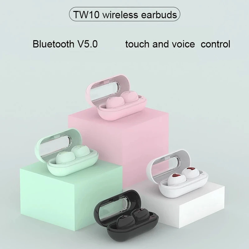 tw10 tws mini bluetooth wireless headphones gaming headsets sports earbuds for iphone samsung oppo huawei xiaomi music earphones free global shipping
