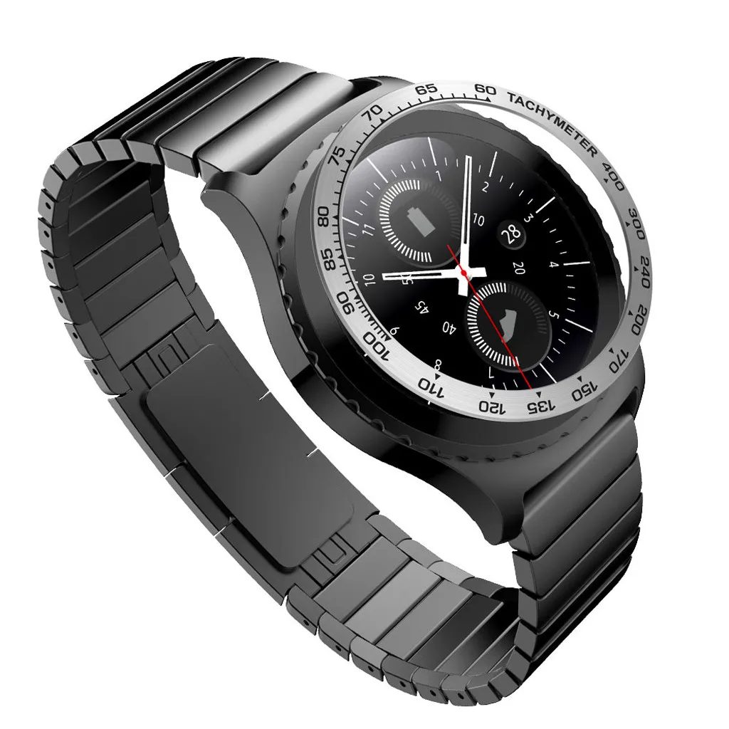 Mosunx высококачественная нержавеющая сталь для Samsung Gear S2 классическое кольцо