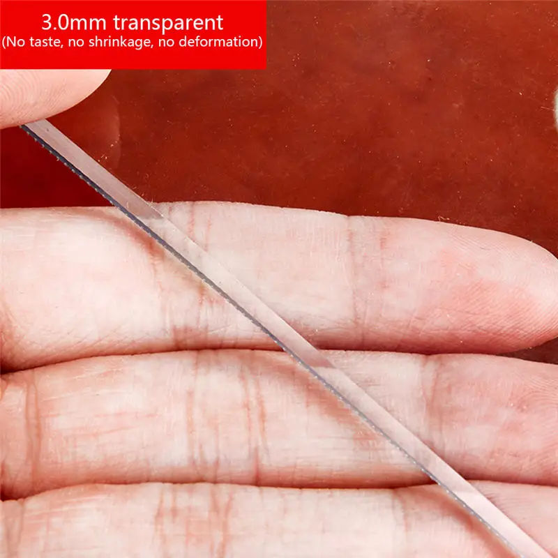 Водонепроницаемый мягкий прозрачный ПВХ коврик для стола без запаха разрезаемый