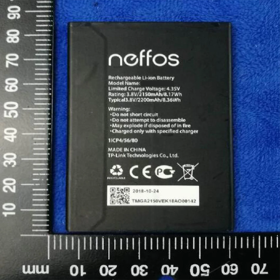 Новинка 2200 мач запасная батарея для TP LINK NEFFOS C5 PLUS TP7031A TP7031C перезаряжаемая литий