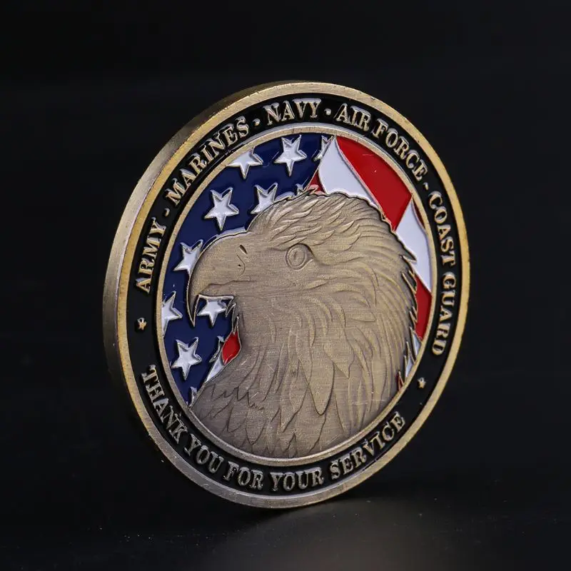 Памятные монеты американской пятилетней армии на День Благодарения подарки для