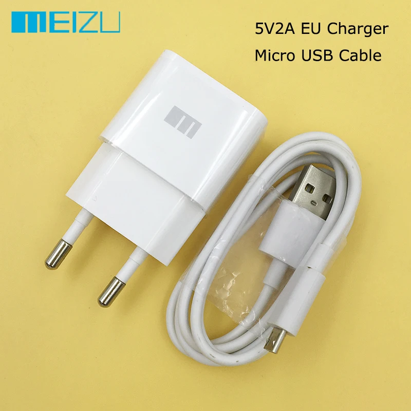 Оригинальное зарядное устройство для MEIZU USB 5 В 2A EU настенное адаптер питания 100 см