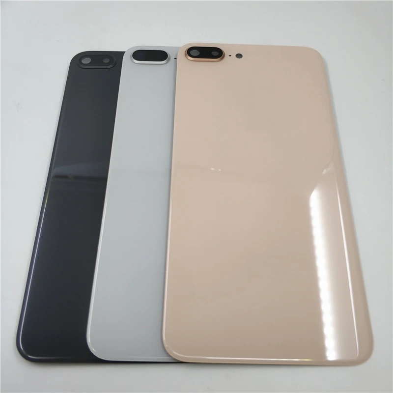 Задняя стеклянная крышка батарейного отсека для iPhone 8 8G панель с объективом