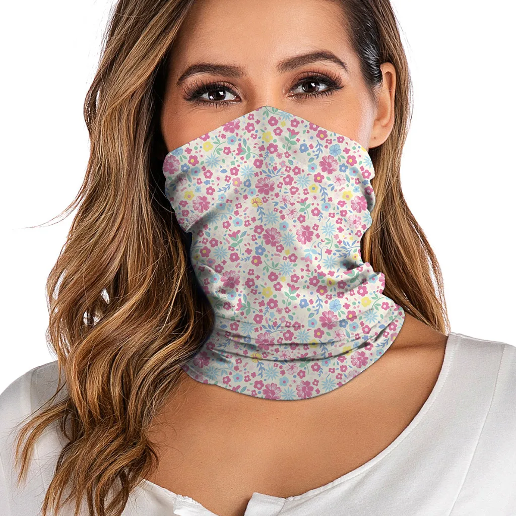 

Unisex Face Mask Rave Bandana Neck Gaiter Tube Headwear For Women Men Face Scarf Adult Mouth Face Masks In Stock