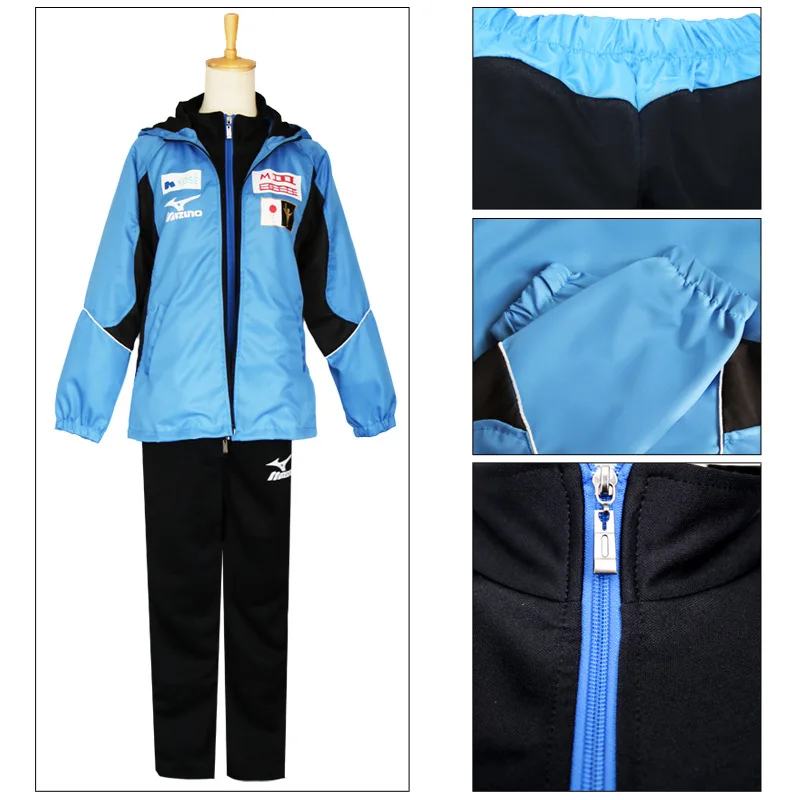 

Anime YURI !!! on ICE Cosplay Costume Katsuki Yuri Halloween Costume Adult Sport Suit Sportwear Outfit