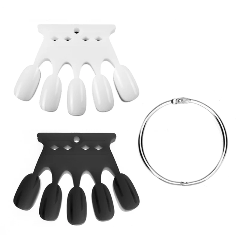 10 шт. накладные Типсы Практика доска Гель лак для нейл арта Лаки Цвет карты