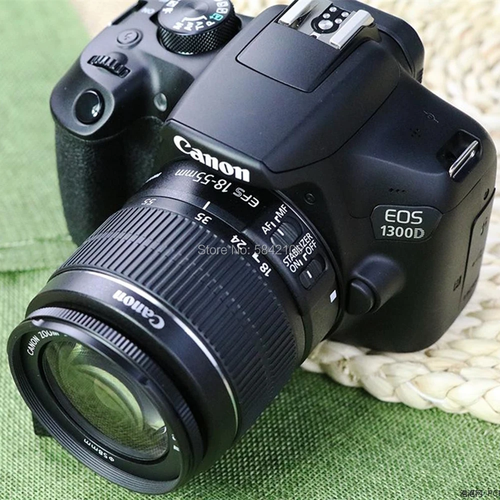 Canon EF S 18 55 мм F/3 5 6 IS II объектив камеры и EOS 1300D DSLR камера|Системные беззеркальные