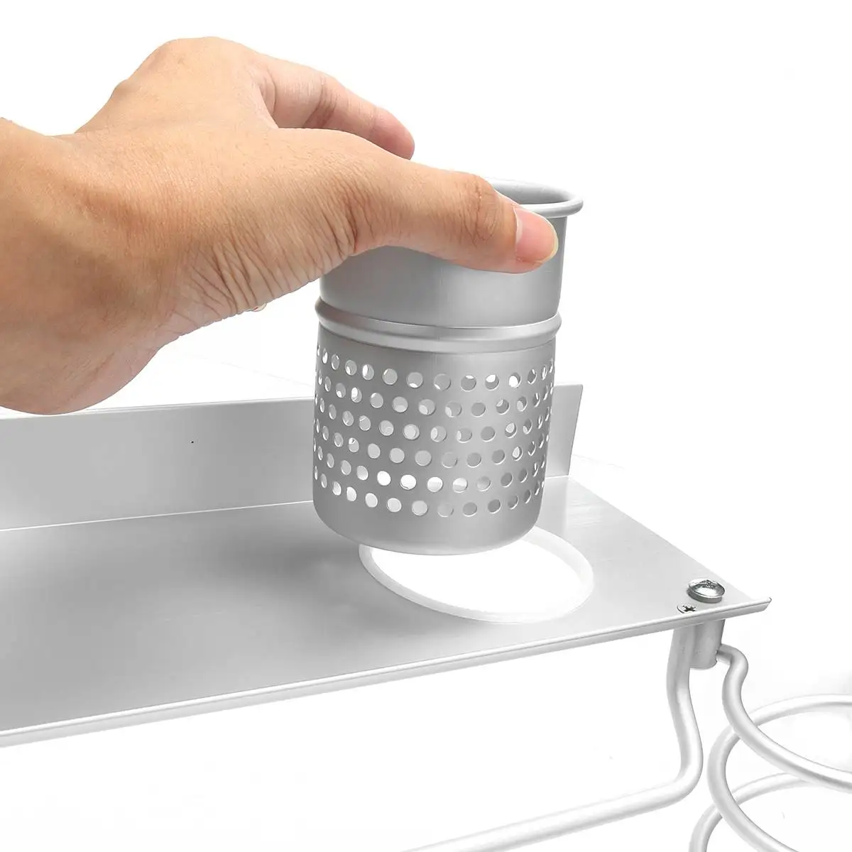 

Wall-Organizer-Aluminum-Bathroom-Mount-Dryer-Blow-Rack-Accessories-Hanging-Toothbrush-Cup-Hair-Space-Holder-Towel-Storage