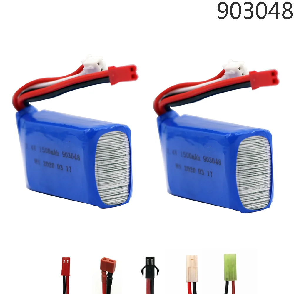 Аккумулятор 7 4 В 903048 для Wltoys V353 A949 A959 A969 A979 k929 1500 мАч литий полимерный аккумулятор