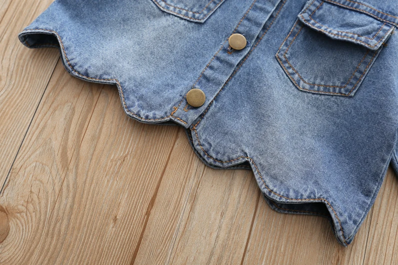 Комплект из 2 предметов для девочек джинсовый пиджак и платье-пачка платья