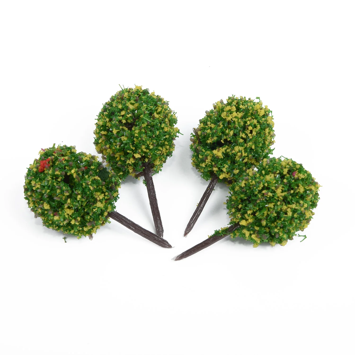 

30pcs Mix Color Flower Model Ball Trees Train Railway Garden Park Scenery Layout