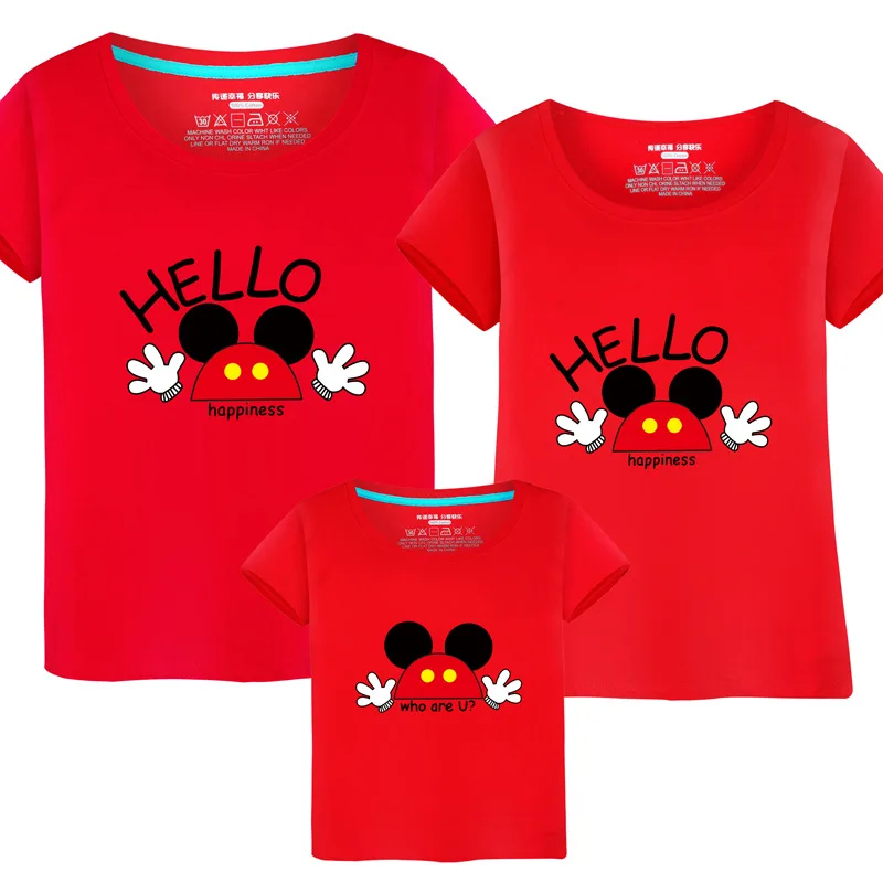 Футболка Папа и я одинаковые комплекты для семьи Одежда родителей детей Летняя