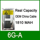 Аккумулятор 1810 мА ч, 3,7 в, 10 шт.лот, для iPhone 6, 6G, нулевой цикл, запасные части для ремонта 6G-A