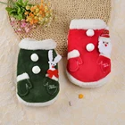 Осенне-зимняя одежда для собак Рождественская Милая теплая куртка для собак двухногая куртка для маленьких и средних собак