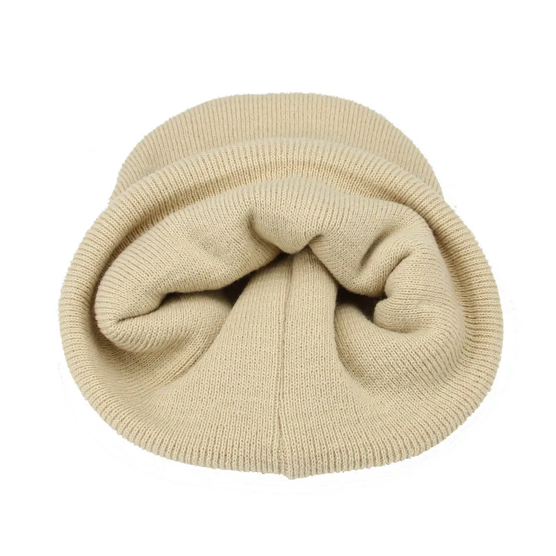 Модная шапка бини Для женщин шляпа мужчин вязаное тёплое зимнее шапки для и