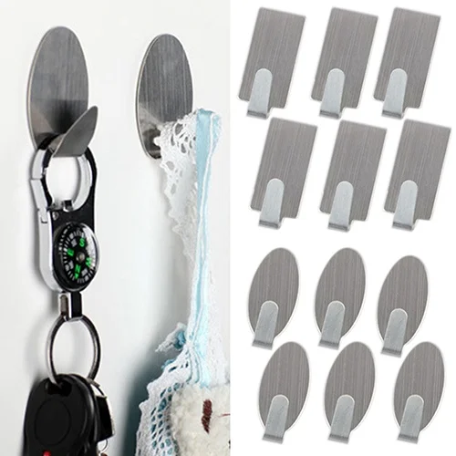 

6 шт., квадратные Крючки из нержавеющей стали