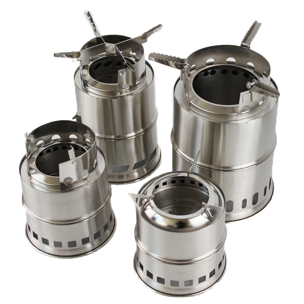 1 шт. Кемпинг легкая Печь складной ветрозащитный дровяная печь для пикника на