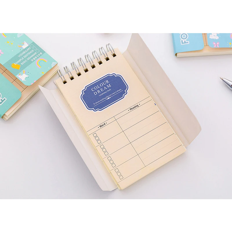 Корейский Сакура блокнот для заметок липкий Kawai планировщик Складная книга милые