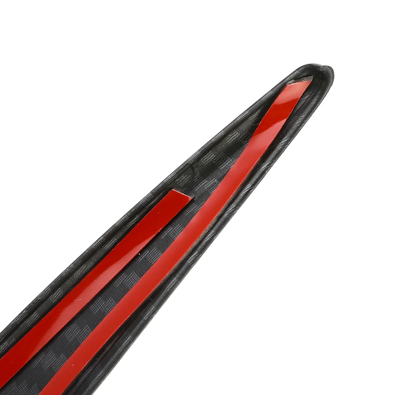 

2pcs Carbon Fiber Intake Fender Cover Trim Car-styling Sticker For Tesla Model 3 2017 2018 2019 Front Hood Vent Car Style