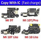 Соединитель док-станции с Micro USB зарядным портом и гибким кабелем для Xiaomi Mi 10T 9T 10 Pro Mi10T Pro Lite с микрофоном