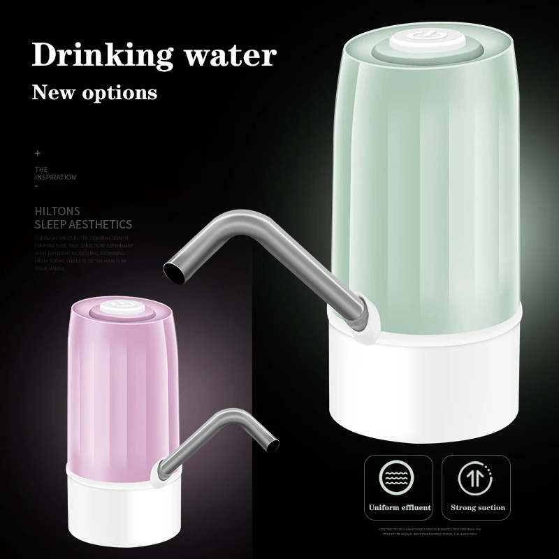 Автоматический мини-насос для питьевой воды с USB-зарядкой портативный