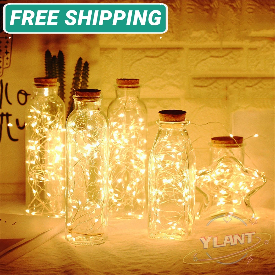 

Светодиодная гирлянда на 10, 15 светодиодов